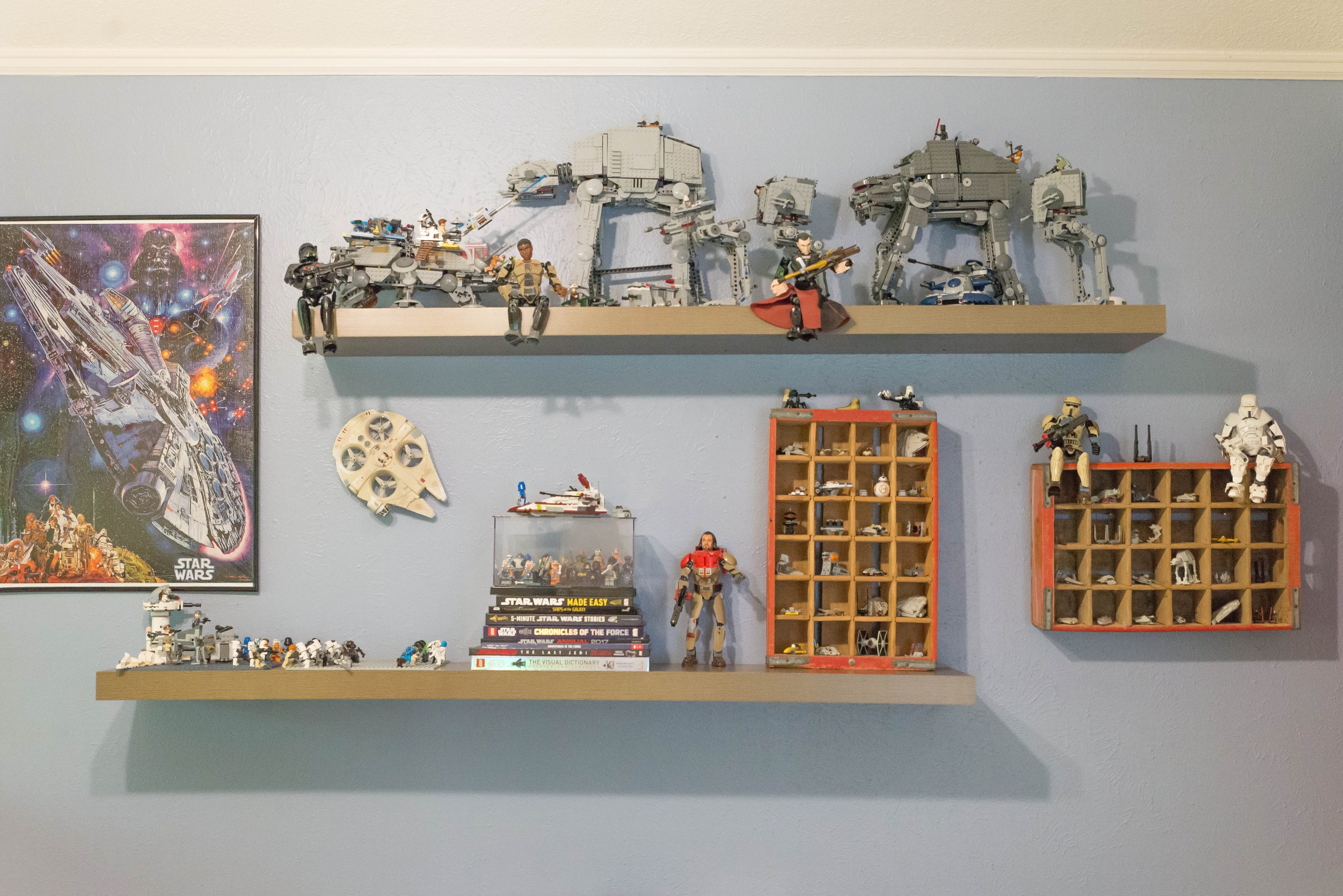 Floating Shelves for Legos Mom Can Do Anything